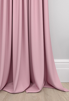 Faux Suede, Pastel Pink - Made to Measure Curtains